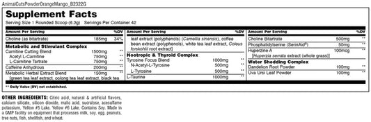 Animal Cuts 265g Orange Mango
