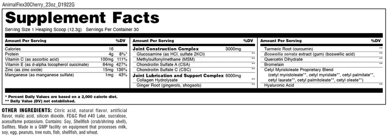 Animal Flex 396g Cherry
