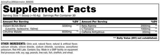 Animal Fury 492g Watermelon