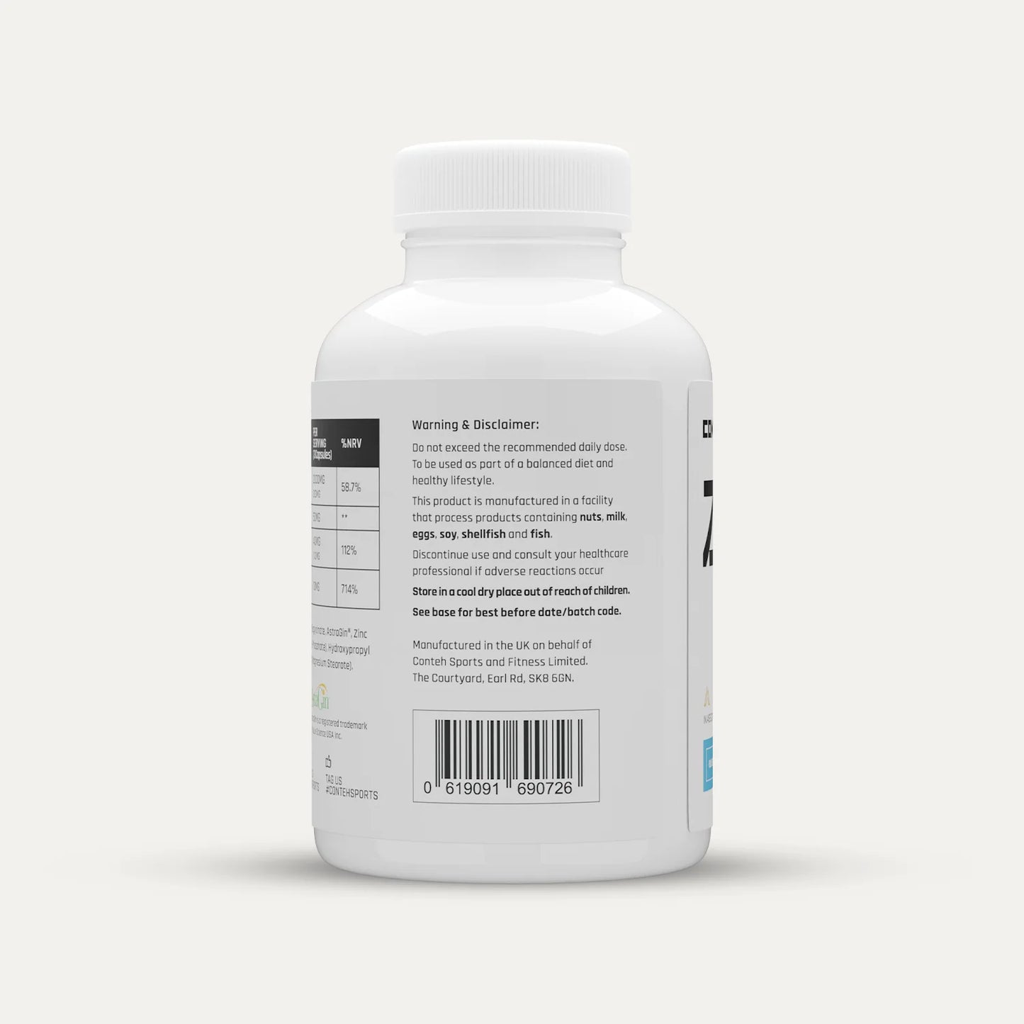 Conteh Sports ZMG (ZMA Formula) 180 Caps