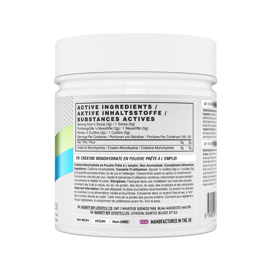 Naughty Boy Creatine Monydrate 450g Non Flavoured