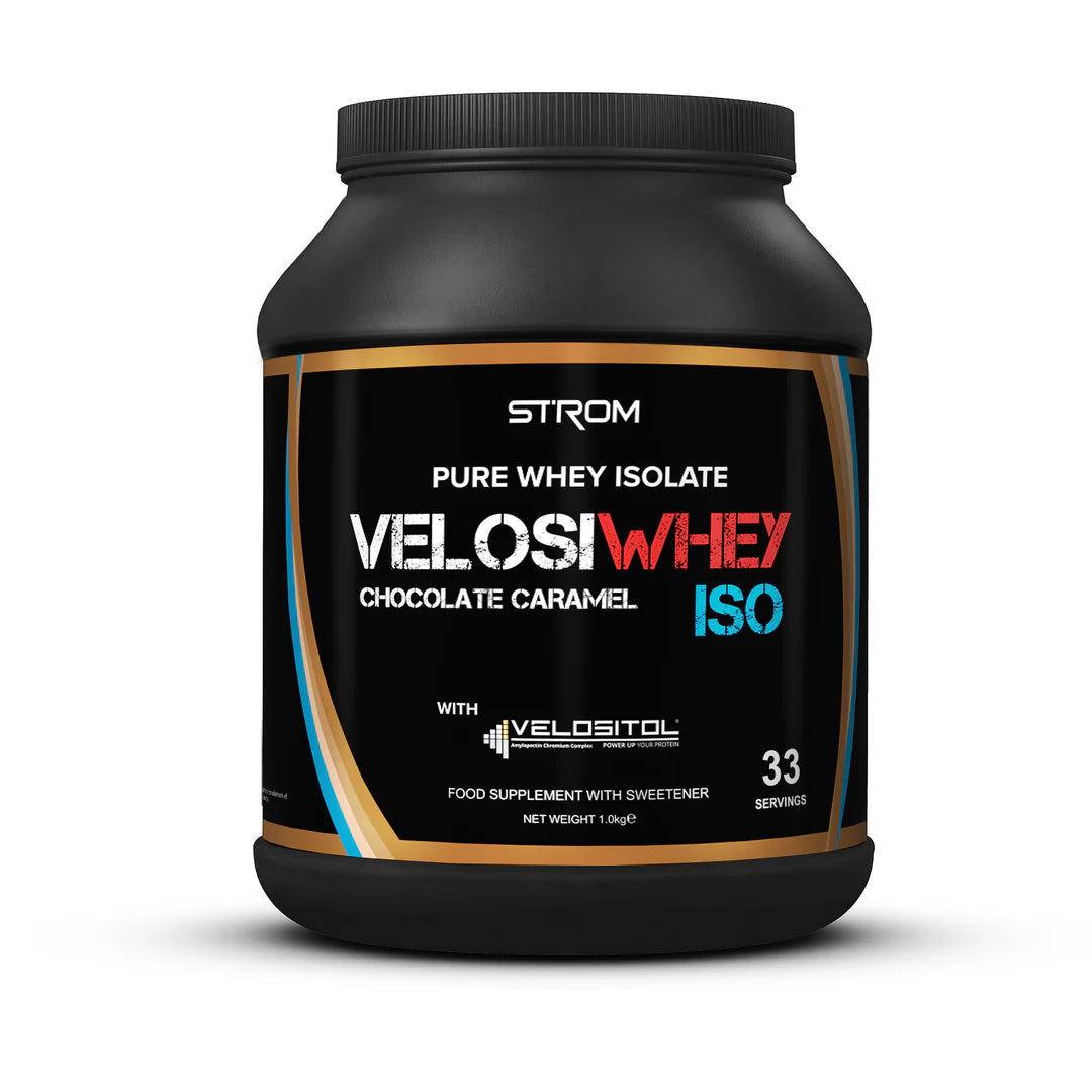 Strom Sports VelosiWhey 1.2kg Caramel White Chocolate