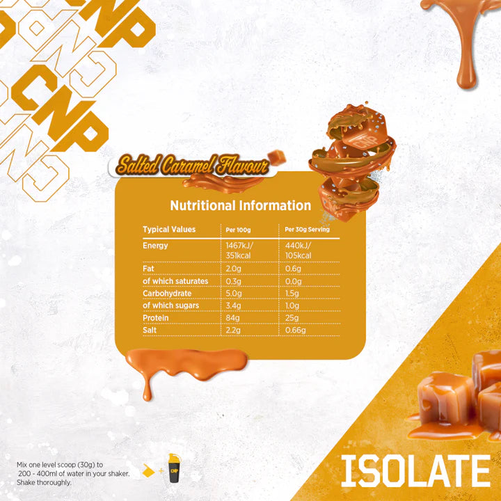 CNP Isolate 1.8kg Salted Caramel