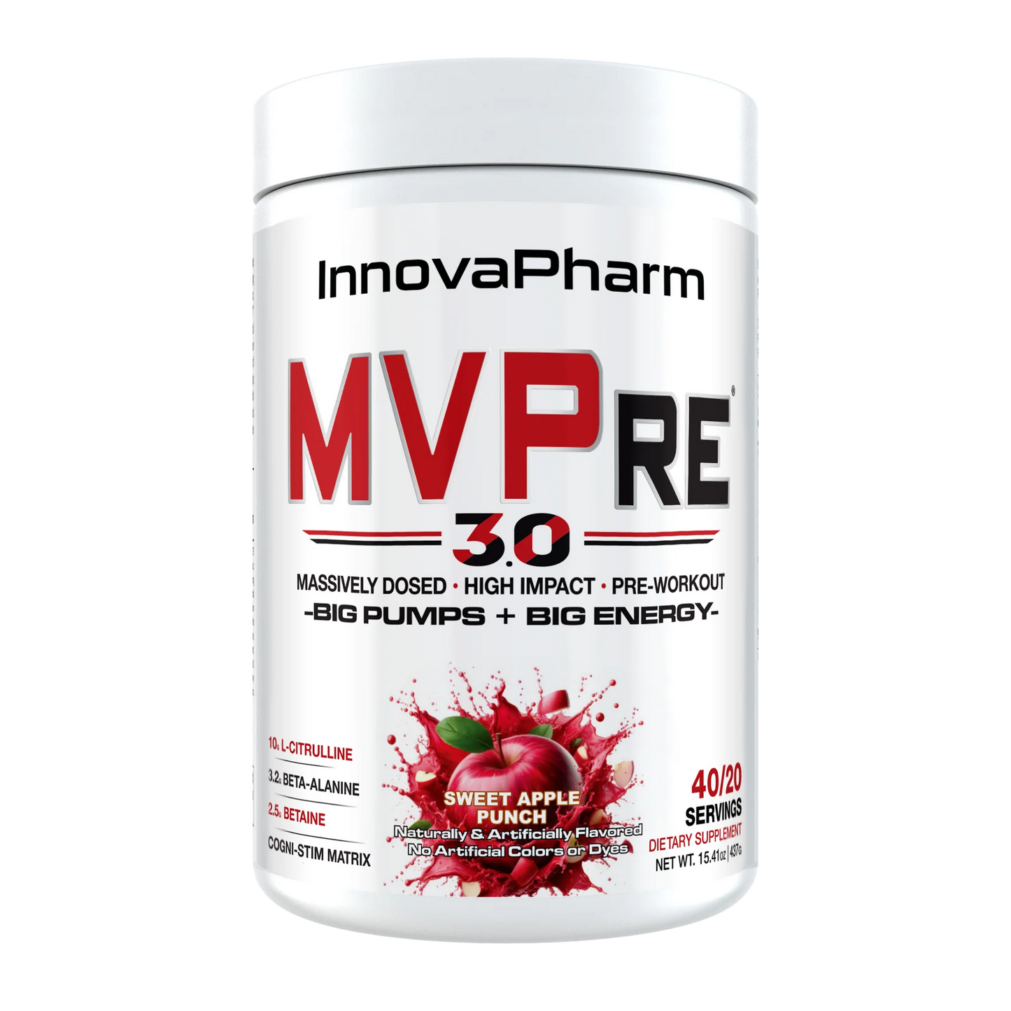 Innovapharm MVPRE 3.0 437g Sweet Apple Punch