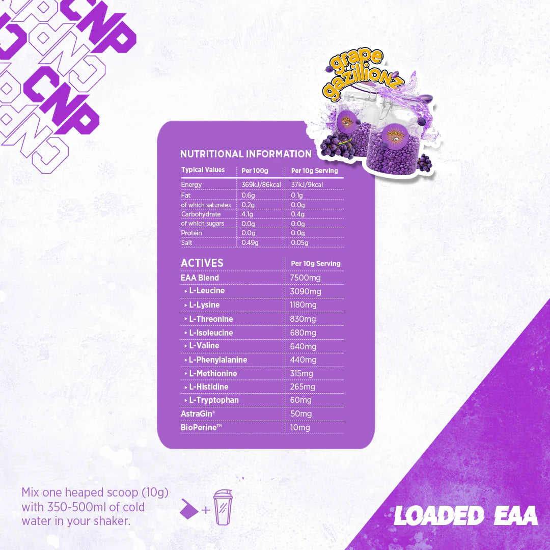 CNP Loaded EAA 300g Grape Gazillions