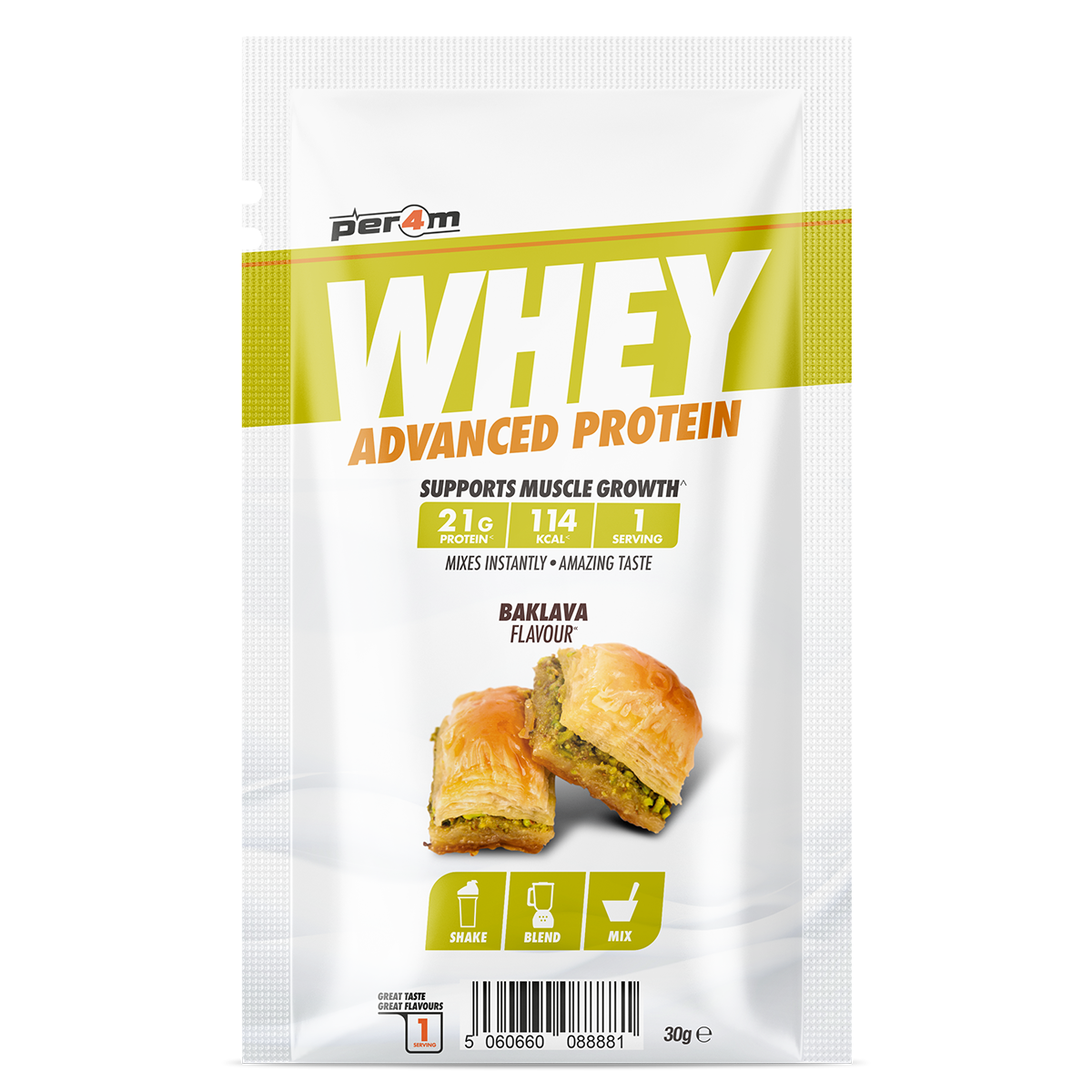 Per4m Advanced Whey Protein Sachet 30g Baklava