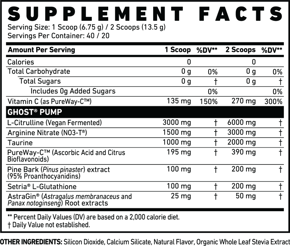 Ghost Pump V2 270g Natty