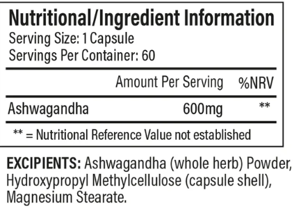Trained By JP Ashwagandha 60 Caps
