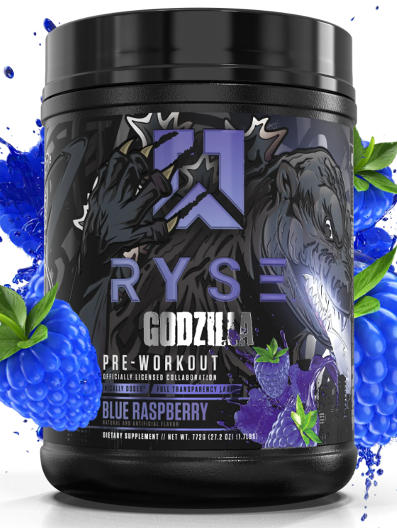 RYSE Godzilla Pre-Workout 792g Blue Raspberry