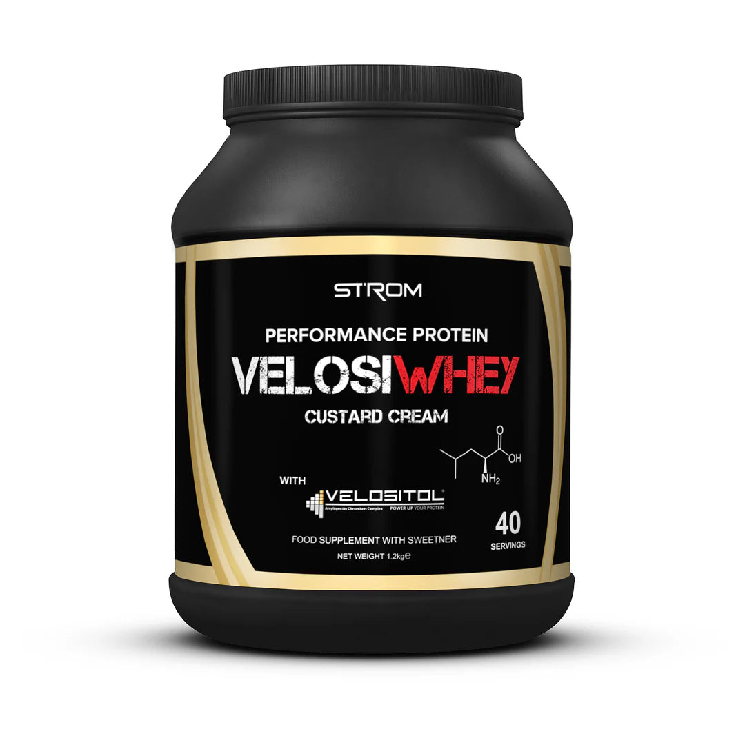 Strom Sports VelosiWhey 1.2kg Custard Cream