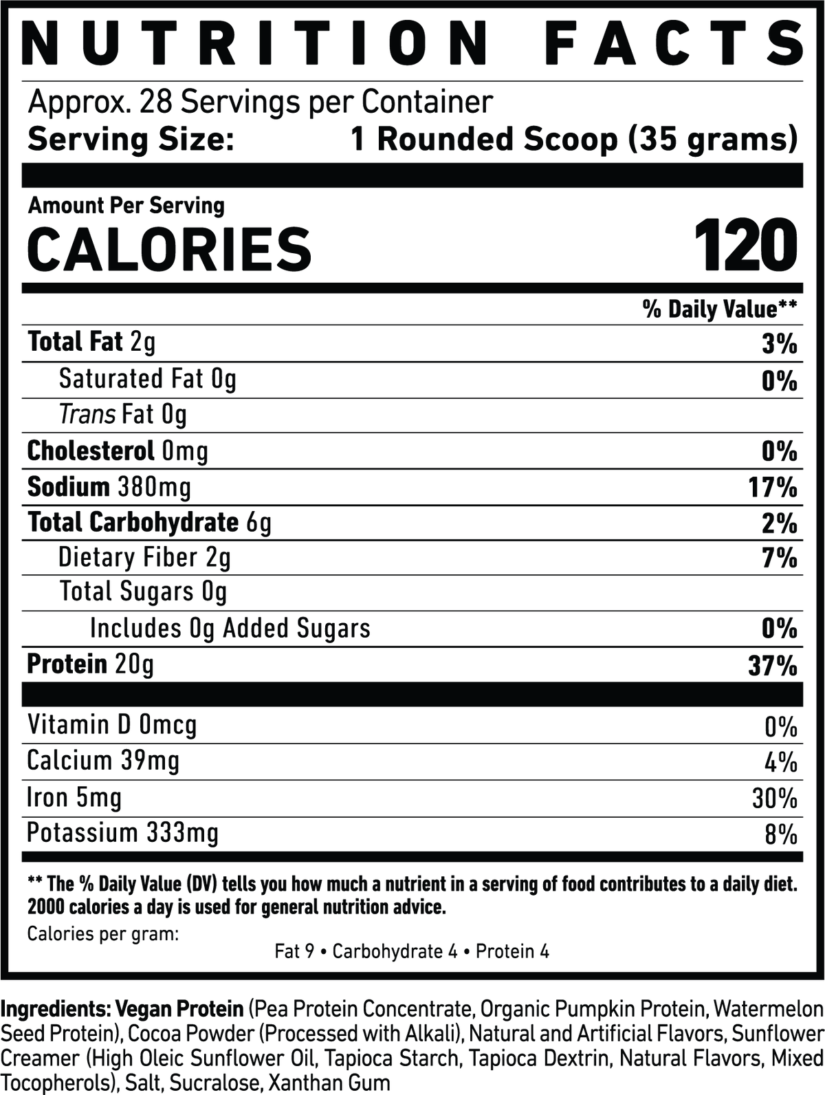 Ghost Vegan Protein 980g Chocolate Cereal Milk