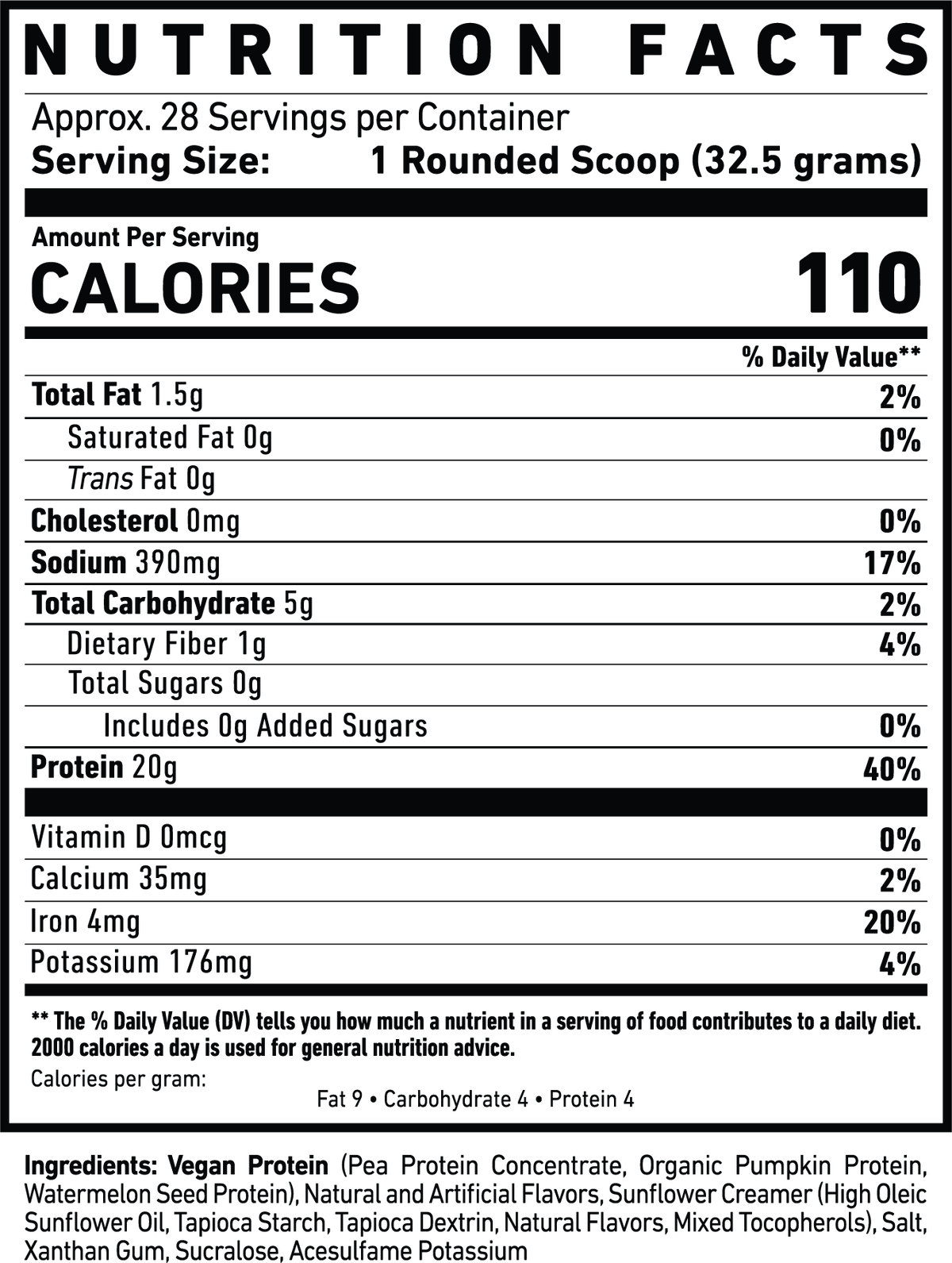 Ghost Vegan Protein 896g Banana Pancake Batter