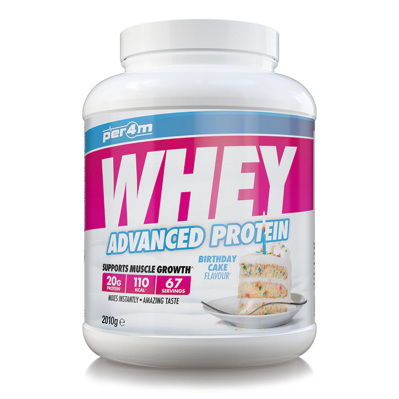 Per4m Advanced Whey Protein 2.01kg Birthday Cake