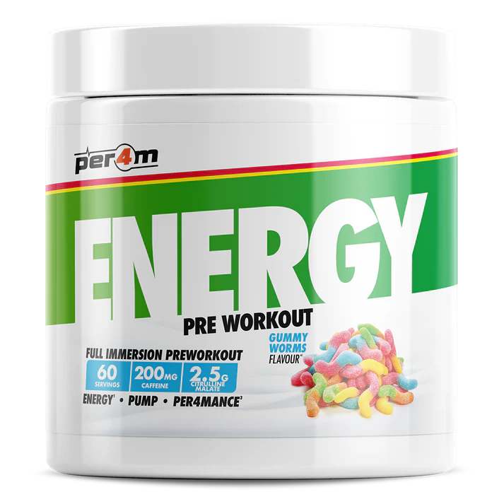 Per4m Energy Pre Workout 390g Gummy Worms