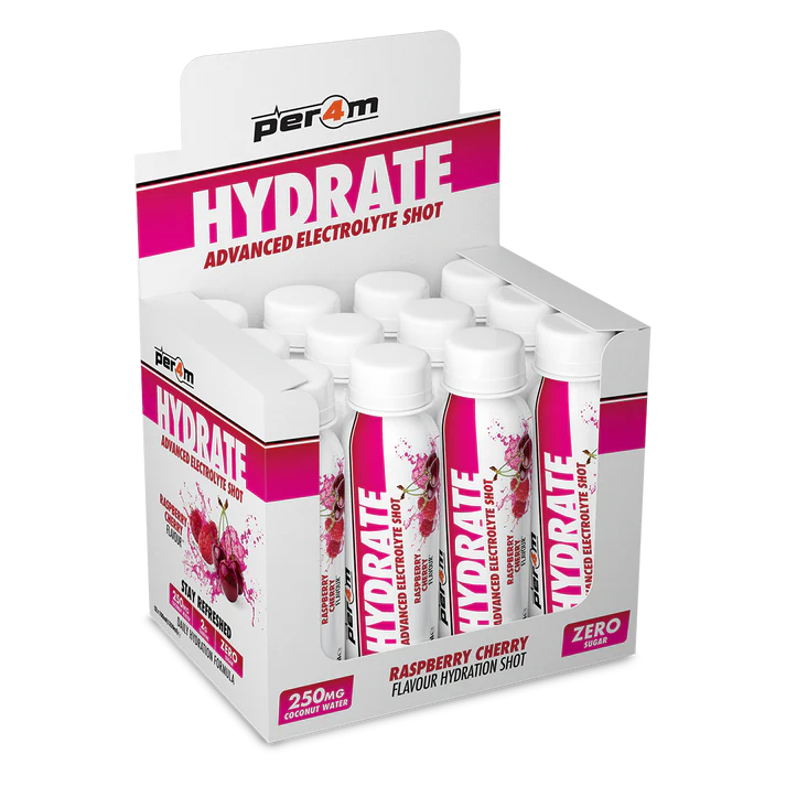 Per4m Hydrate Advanced Electrolyte Shot 12x100ml Raspberry Cherry