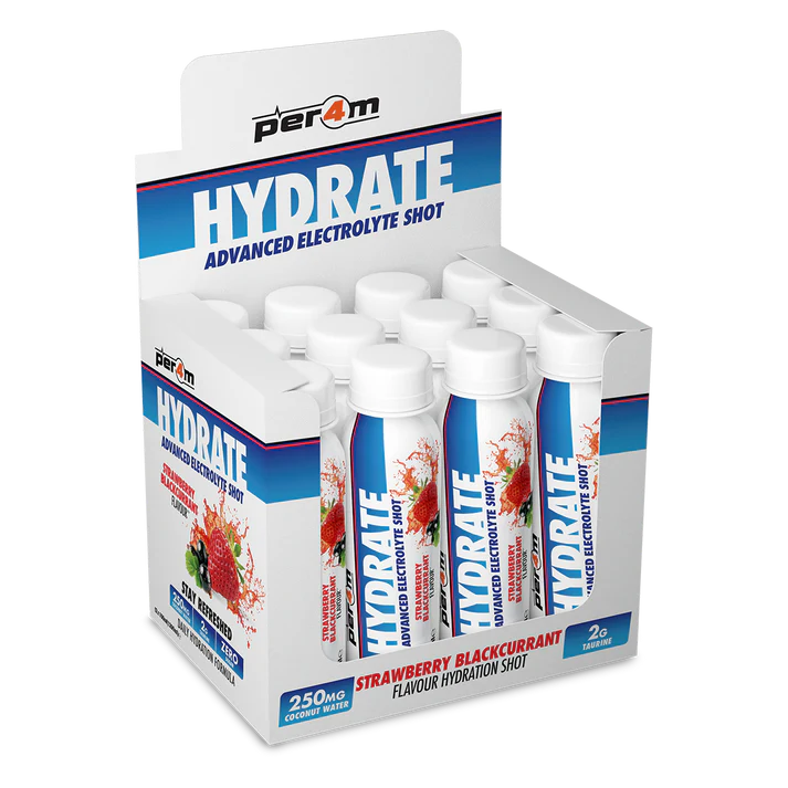 Per4m Hydrate Advanced Electrolyte Shot 12x100ml Strawberry Blackcurrant
