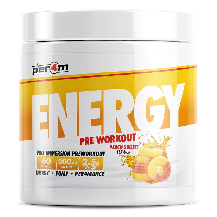 Per4m Energy Pre Workout 390g Peach Sweets