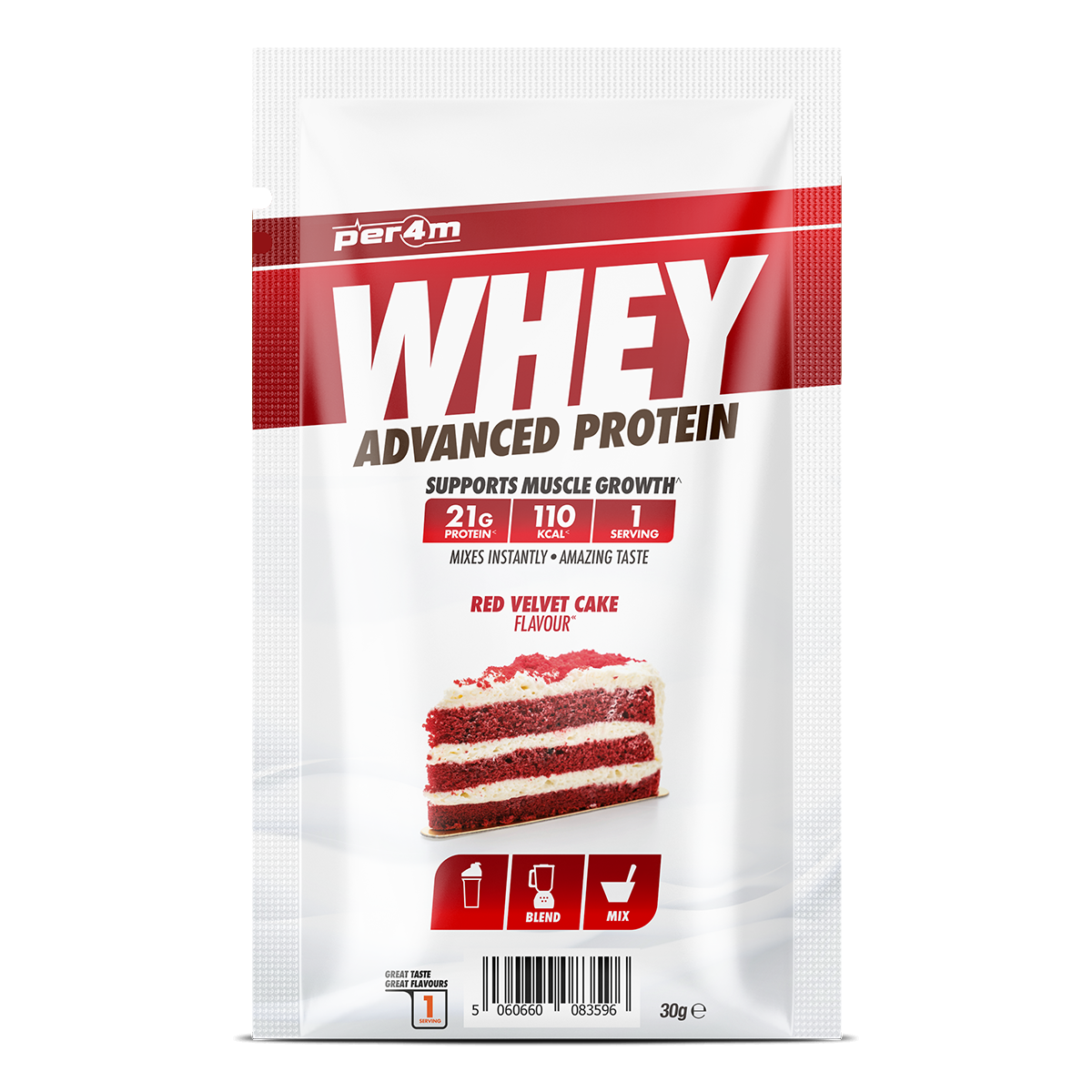 Per4m Advanced Whey Protein Sachet 30g Red Velvet