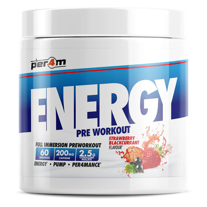 Per4m Energy Pre Workout 390g Strawberry Blackcurrant