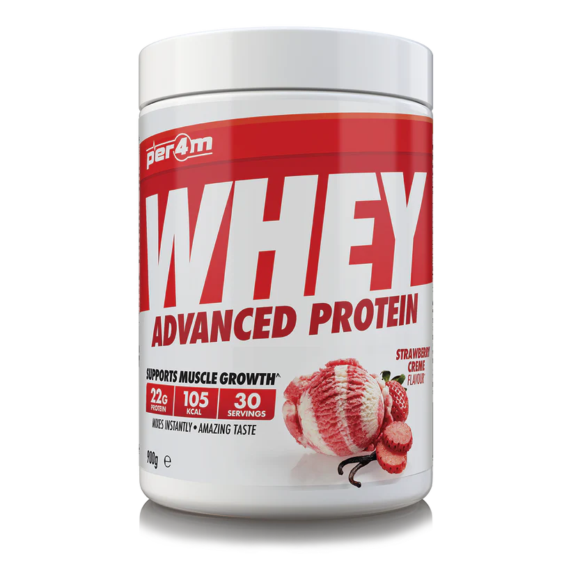Per4m Advanced Whey Protein 900g Strawberry Creme