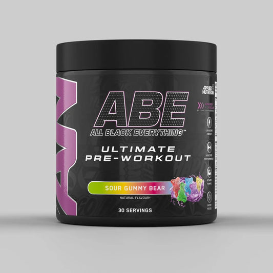 Applied Nutrition ABE (All Black Everything) 375g Sour Gummy Bear