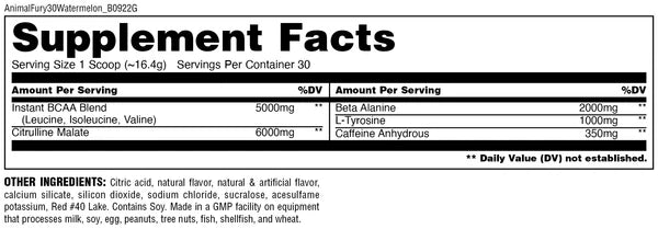 Animal Fury 492g Watermelon