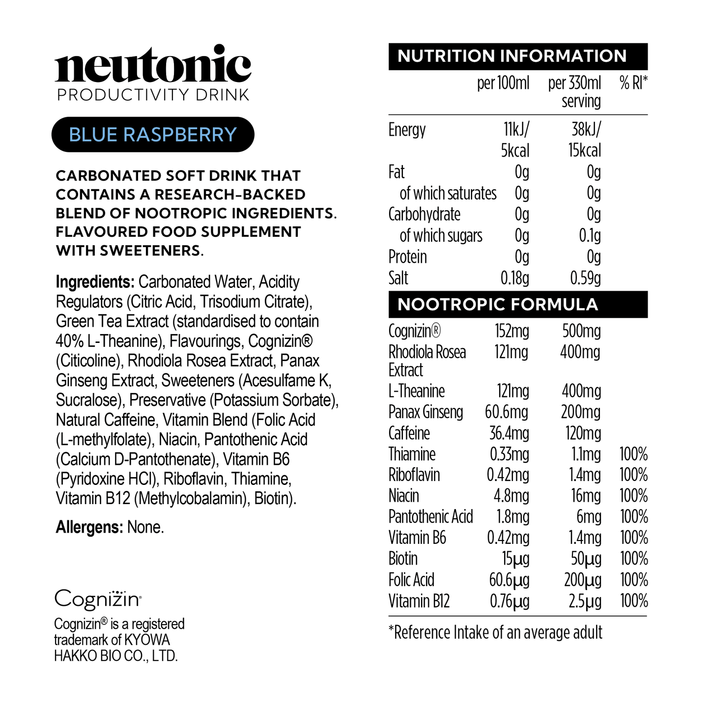 Neutonic 12x330ml
