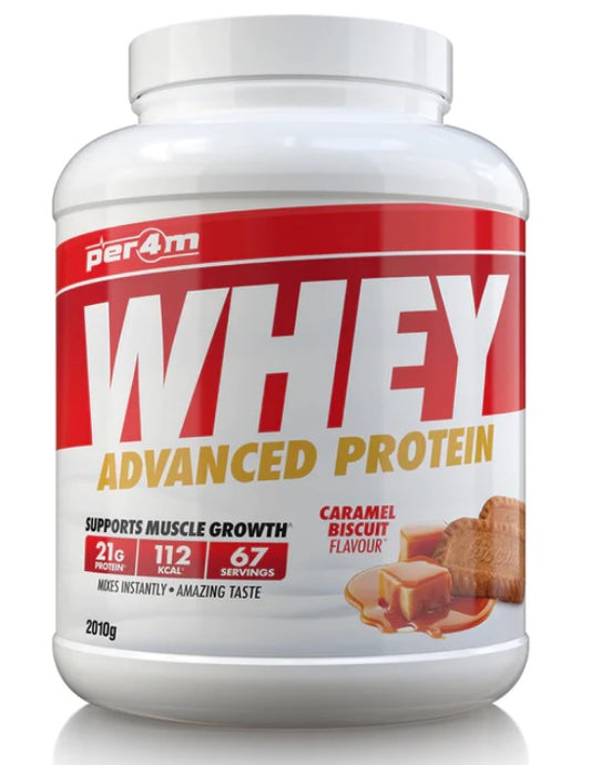 Per4m Advanced Whey Protein 2.01kg Caramel Biscuit
