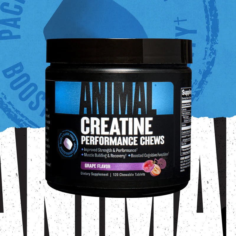 Animal Creatine Chews 120 Tabs Grape
