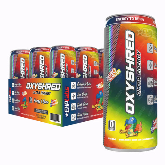 EHP Labs OxyShred Ultra Energy Drink RTD 12x355ml Gummy Snake