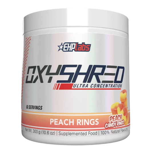 EHP Labs OxyShred 300g Peach Candy Rings
