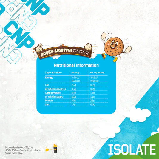CNP Isolate 900g Cookie Dough