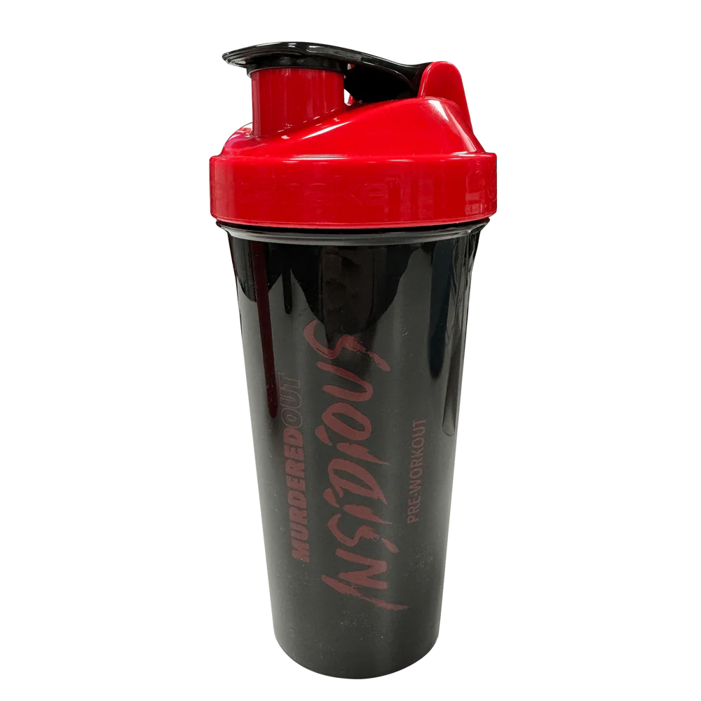 Murdered Out Smartshake Insidious Shaker 600ml Black & Red