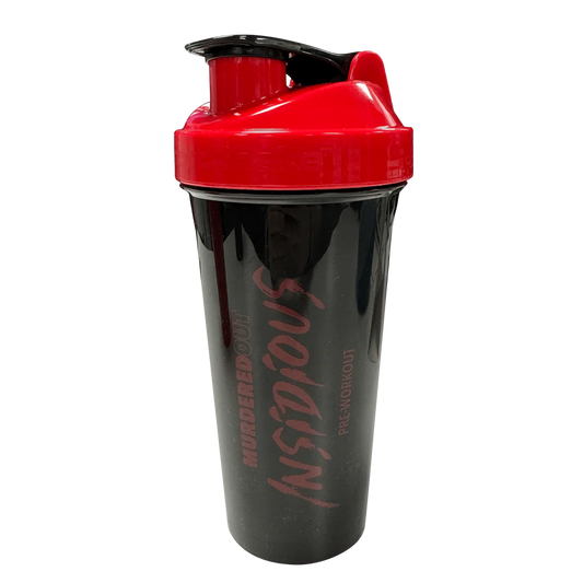Murdered Out Smartshake Insidious Shaker 600ml Black & Red