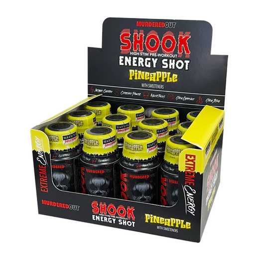 Murdered Out Shook Energy Shot 12x60ml Pineapple