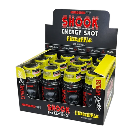 Murdered Out Shook Energy Shot 12x60ml Pineapple