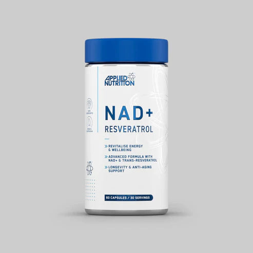 Applied Nutrition NAD+ RESVERATROL 60Caps
