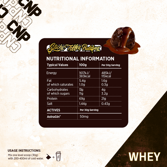 CNP Whey 900g Sticky Toffee Pudding