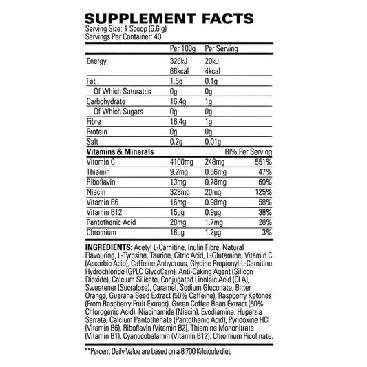 EHP Labs OxyShred Hardcore 260g Watermelon Candy