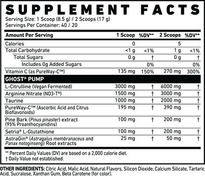 Ghost Pump V2 270g Peach