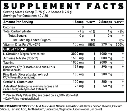 Ghost Pump V2 270g Warheads Sour Watermelon