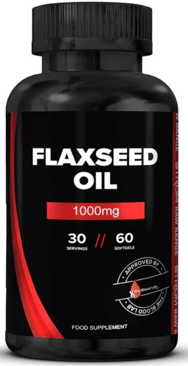 Strom Sports Flaxseed Oil  60 Softgels