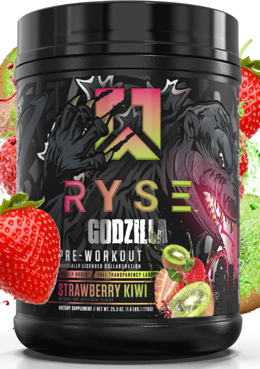 RYSE Godzilla Pre-Workout 792g Godzilla Strawberry Kiwi
