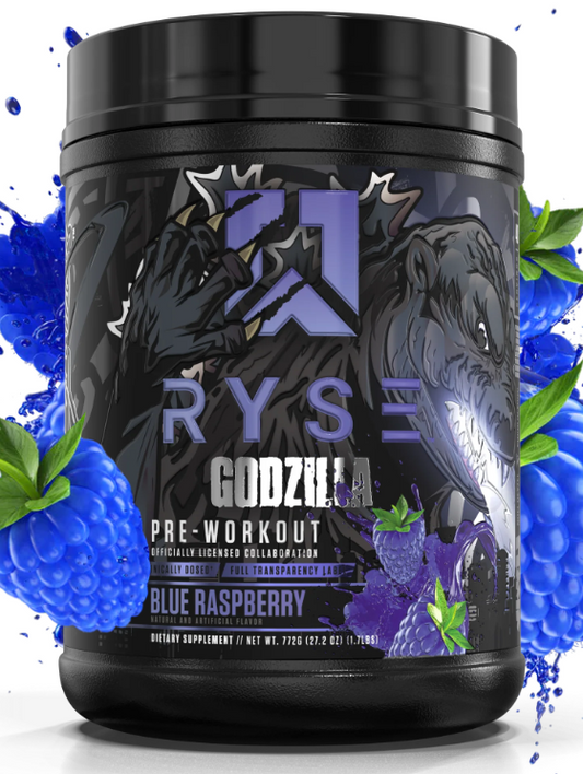 RYSE Godzilla Pre-Workout 792g Blue Raspberry