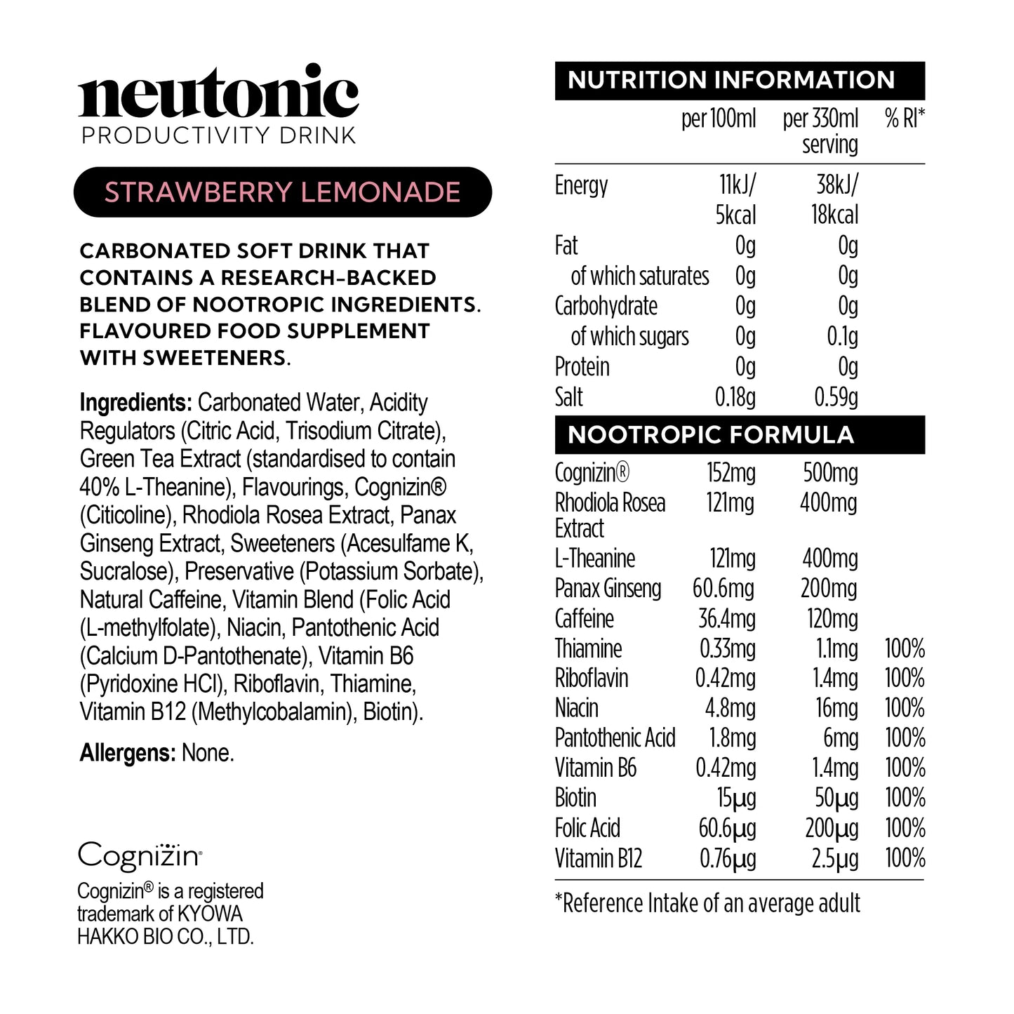 Neutonic 12x330ml
