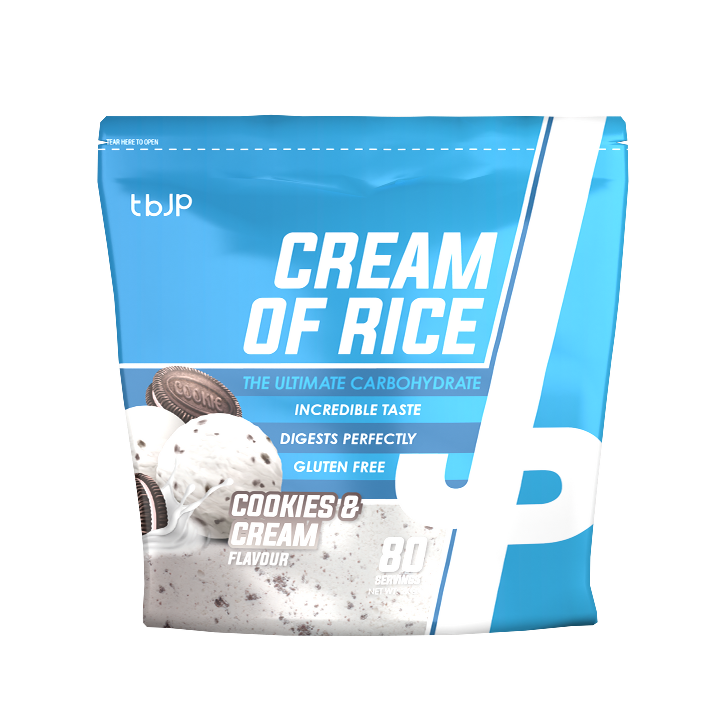 Trained By JP Cream Of Rice 2kg Cookies & Ceam