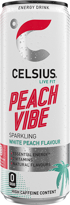 Celsius Energy Drink 12x355ml Peach Vibe