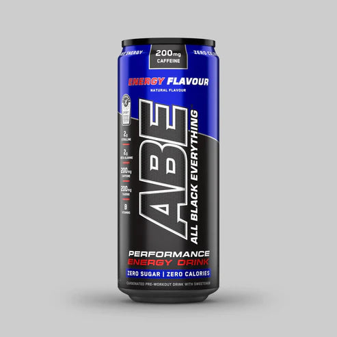 Applied Nutrition ABE (All Black Everything) Carbonated Can 12x330ml Energy