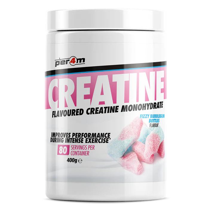 Per4m Creatine 400g Fizzy Bubblegum Bottles
