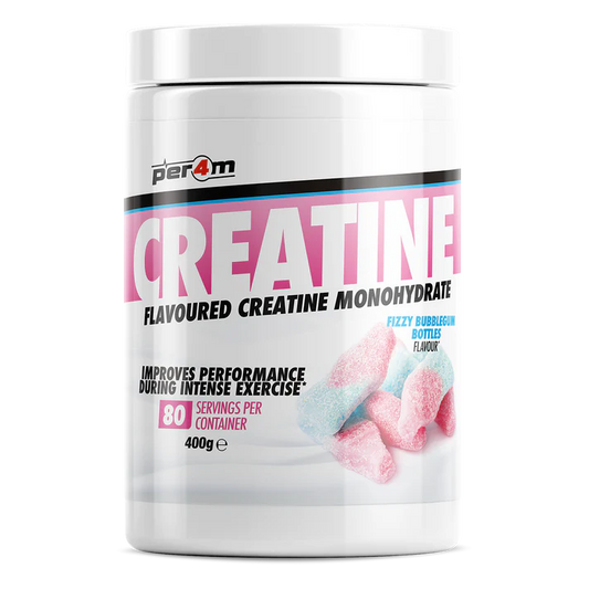 Per4m Creatine 400g Fizzy Bubblegum Bottles